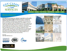 Tablet Screenshot of getcleanservices.com